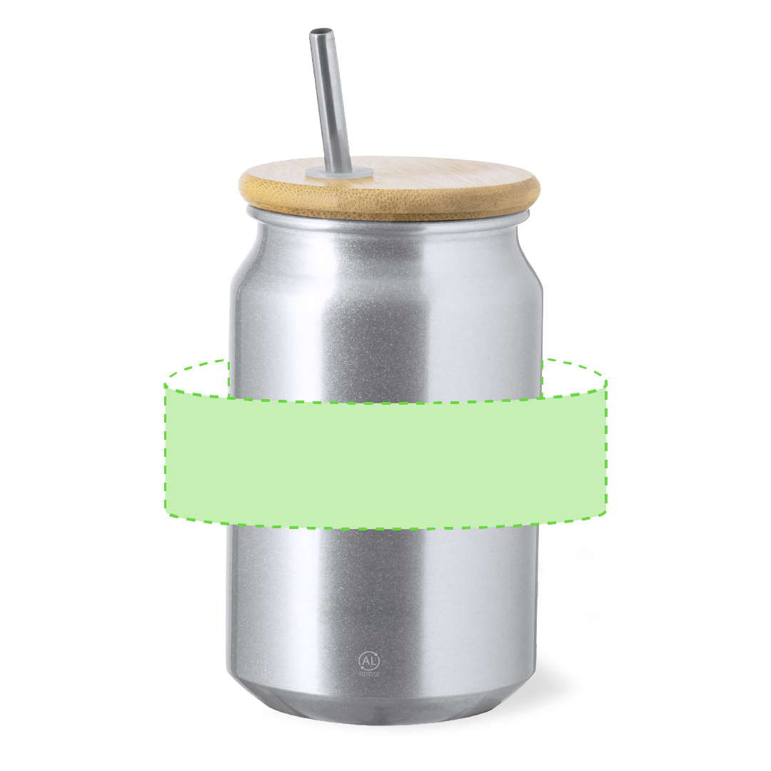 Vaso de aluminio reciclado 430 ml