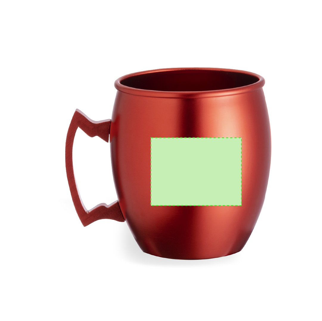 Taza de aluminio ultraligera para camping 540 ml