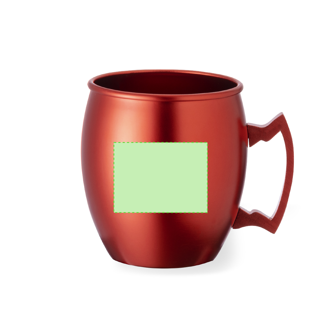 Taza de aluminio ultraligera para camping 540 ml