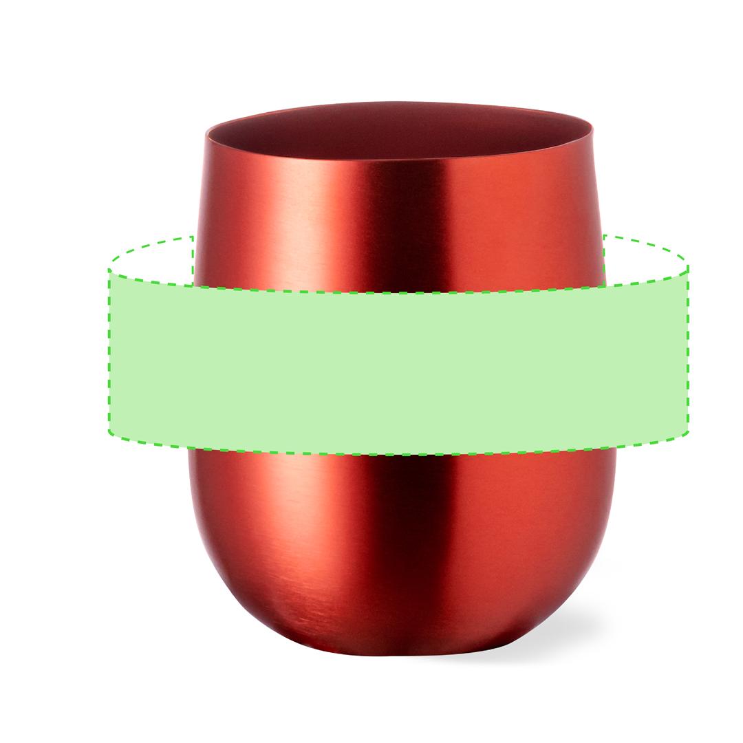 Vaso de aluminio ultraligero 480 ml