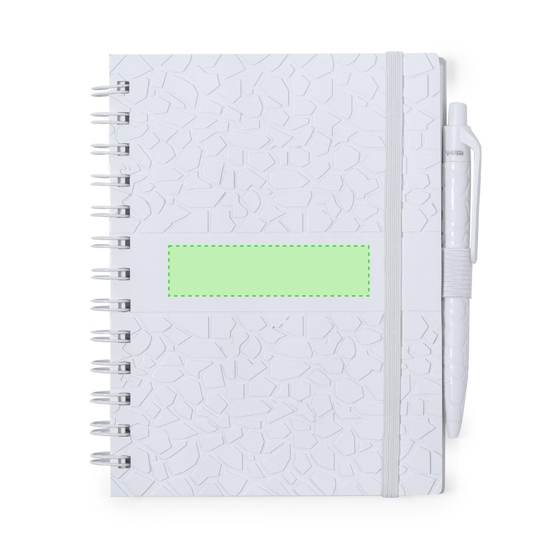 Set Libreta Boligrafo Piedra