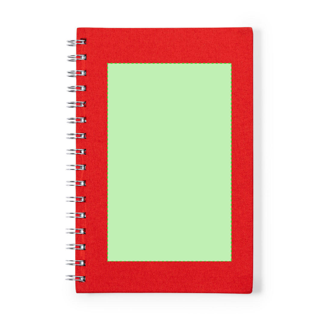 Libreta clásica de poliéster 300D RPET con 100 hojas