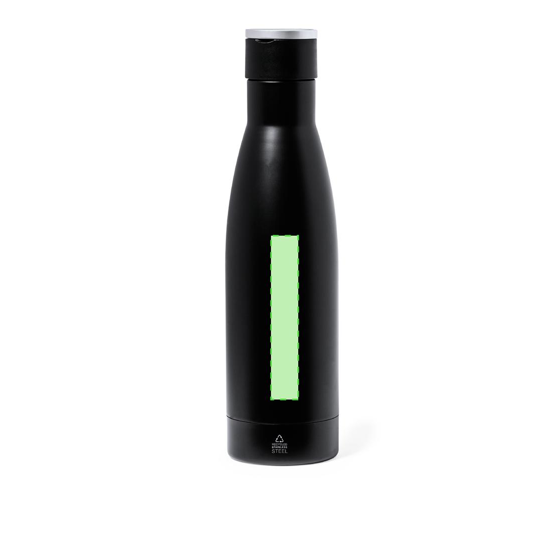 Set premium RPET paraguas antiviento bidón 500 ml bloc y bolígrafo reciclados