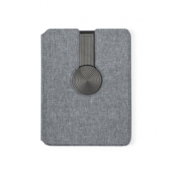 Bloc multifunción de RPET con cargador 10W, power bank 5000 mAh y 65 hojas