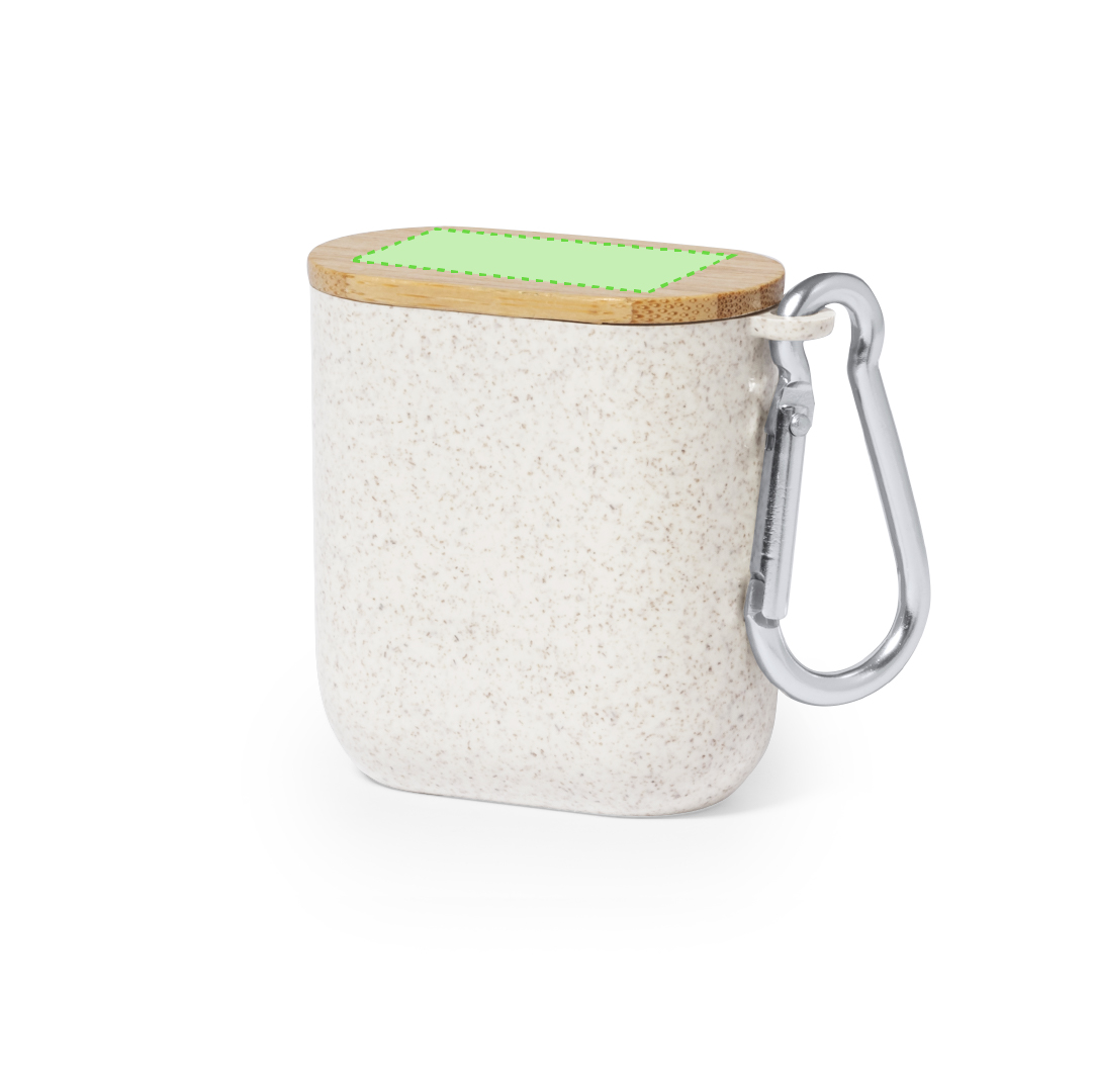 Cable cargador de bambu natural 3 en 1 con Micro-USB, Tipo-C y Lightning