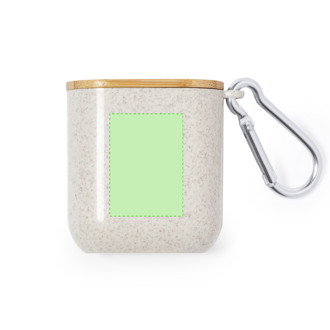 Cable cargador de bambu natural 3 en 1 con Micro-USB, Tipo-C y Lightning