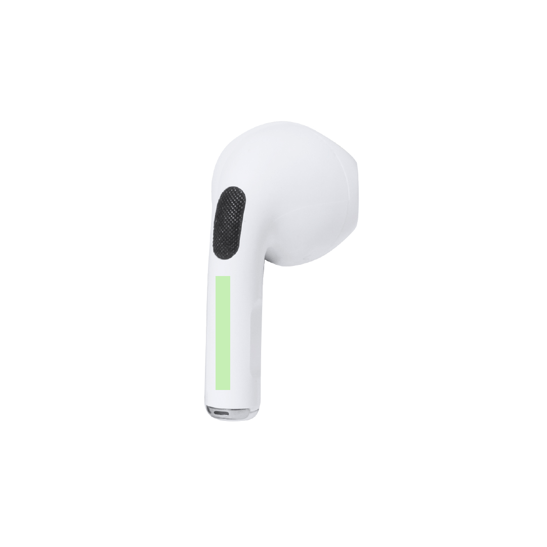 Auriculares intraurales Bluetooth 5.3 ultraligeros 24 g con base carga 200 mAh y caja kraft