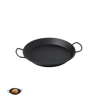 Plato de PP de forma distinguida para presentación gastronómica en eventos y hostelería — Ø 15 cm