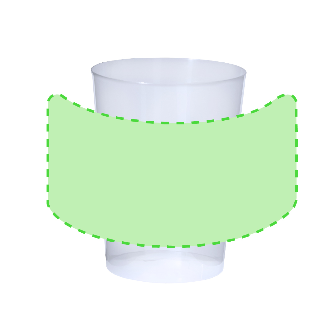 Vaso PP reutilizable gran capacidad formato generoso 600 ml