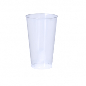 Vaso PP reutilizable formato combinado versátil 450 ml