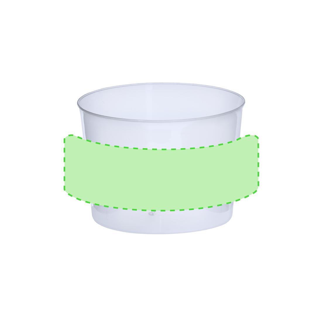 Vaso PP reutilizable mini formato chiquito bebidas cortas 220 ml