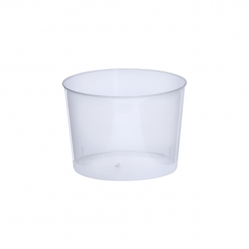 Vaso PP reutilizable mini formato chiquito bebidas cortas 220 ml