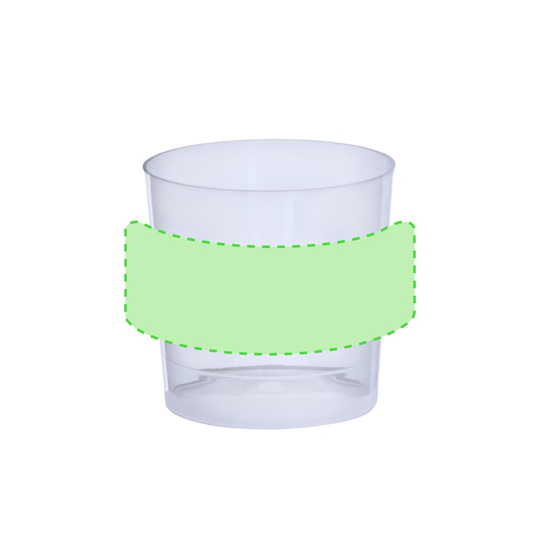 Vaso PP reutilizable formato lata capacidad exacta 330 ml