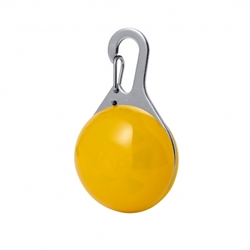 Luz seguridad LED mascotas collar clip 3 modos fija intermitente
