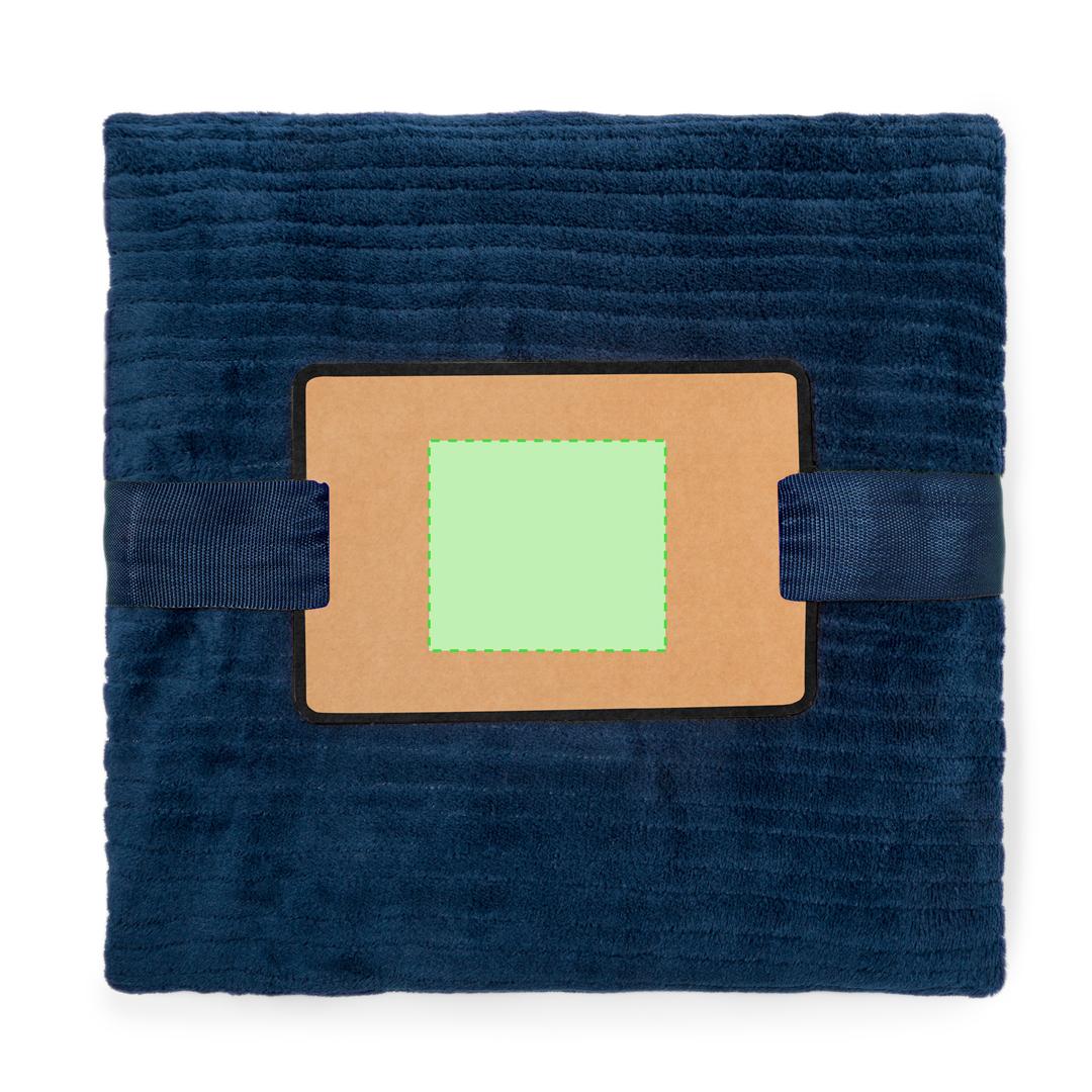 Manta de poliéster de 240 g/m² de tacto suave y cálido en varios colores — en bolsa individual reciclada