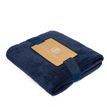 Manta de poliéster de 240 g/m² de tacto suave y cálido en varios colores — en bolsa individual reciclada
