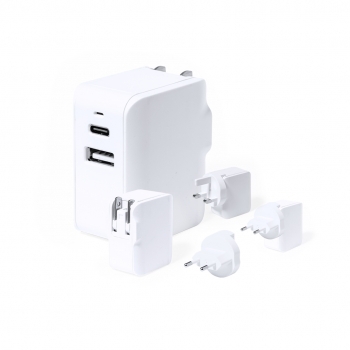 Adaptador de viaje universal para USA, Europa, Asia, Reino Unido y Australia