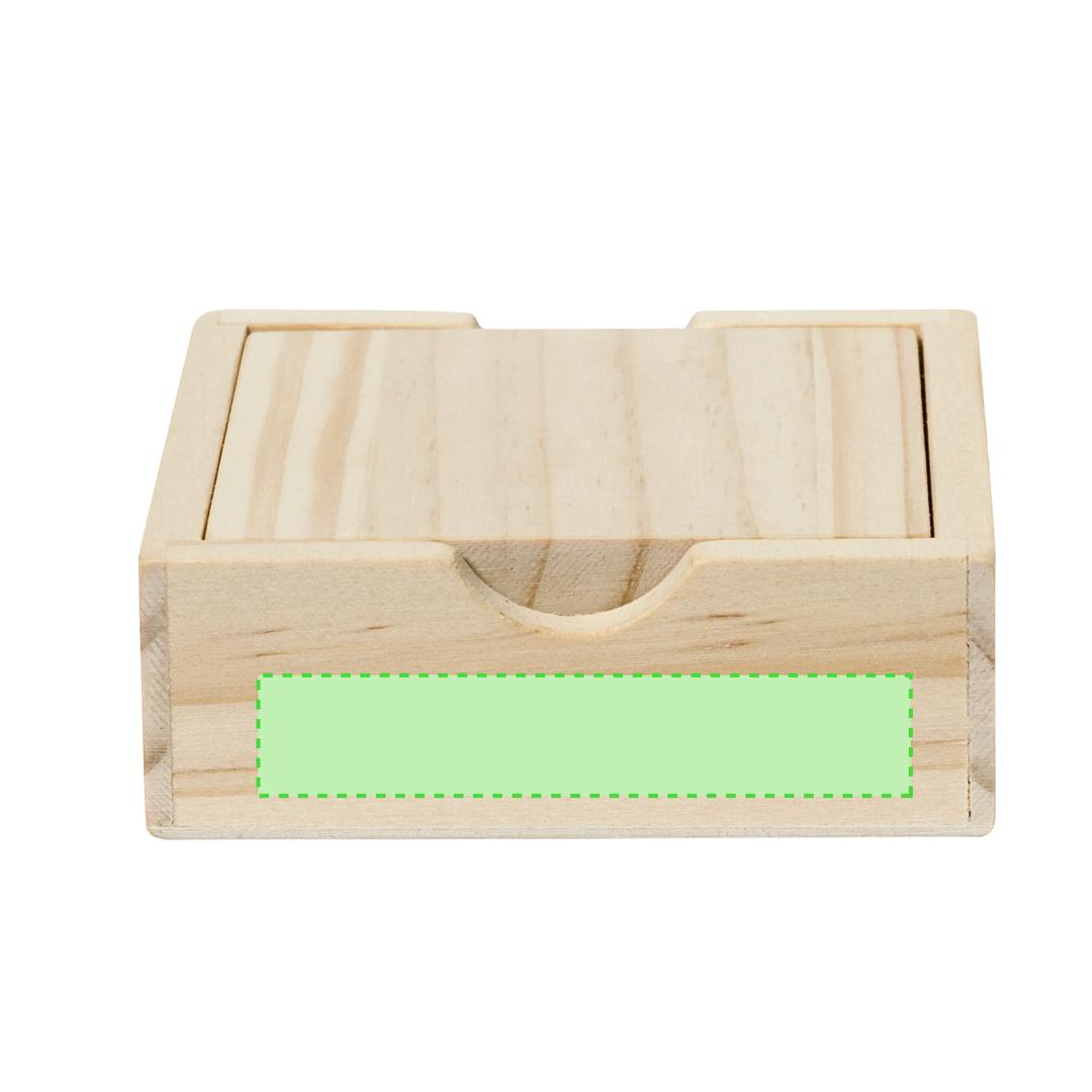 Juego sudoku de madera compacto 16 fichas con tapa-tablero 8,6×8,6 cm