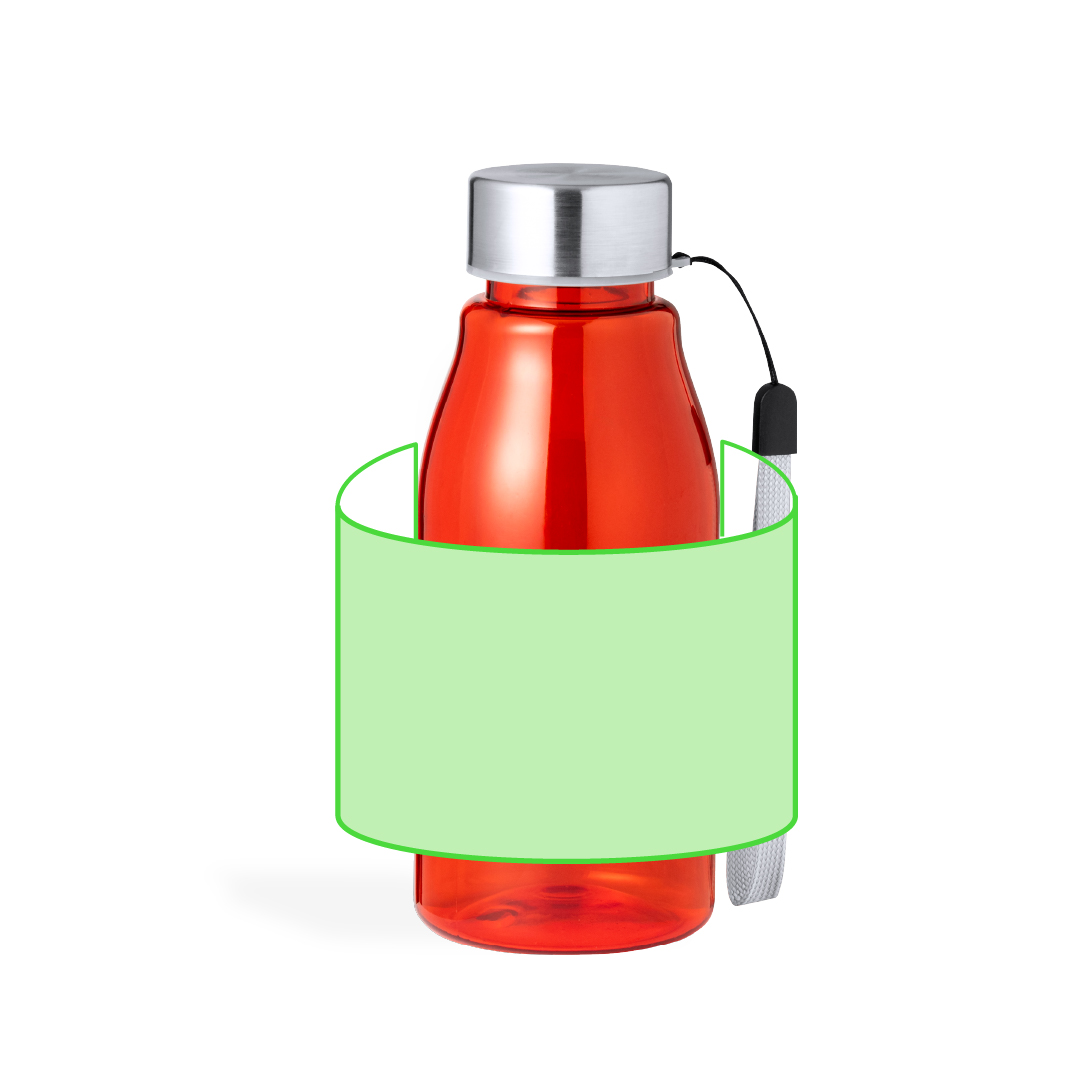 Bidón deportivo mini de RPET y acero inoxidable 350 ml