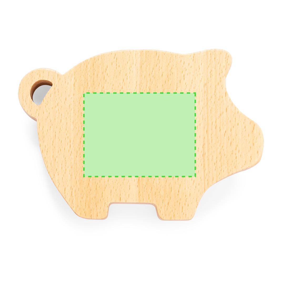 Hucha cerdito de madera combinando diseño y funcionalidad ahorro alegre