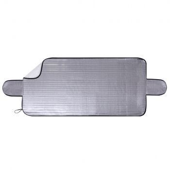 Parasol aluminio una cara reflectante protección solar parabrisas vehículo