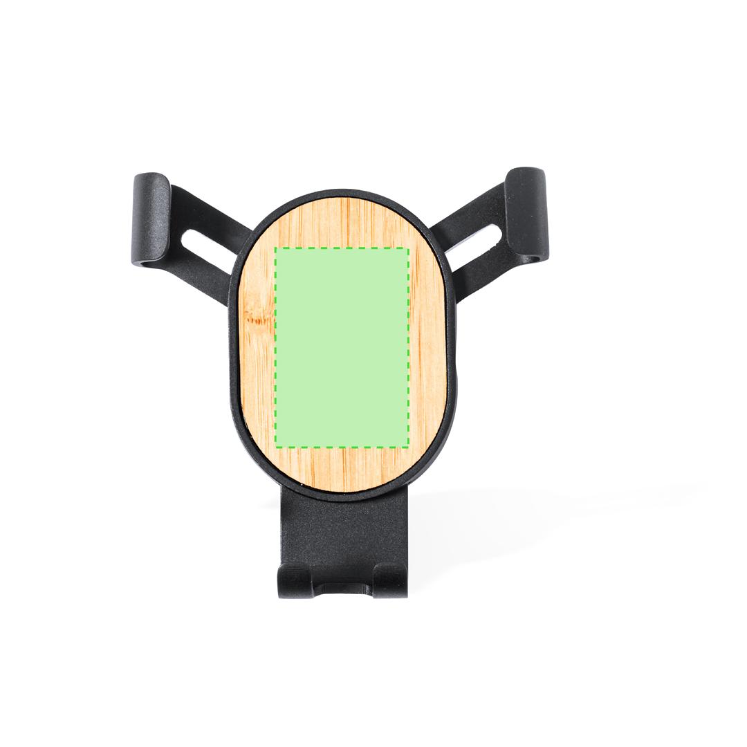 Soporte móvil ABS bambú ajustable rejilla ventilación universal smartphones