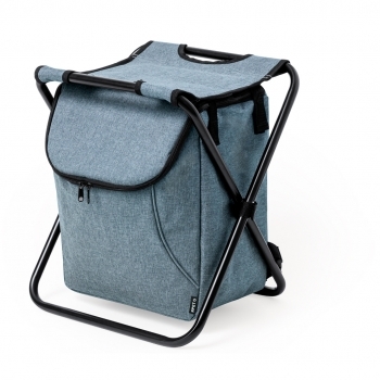 Silla con nevera integrada de poliéster 600D reciclado plegable