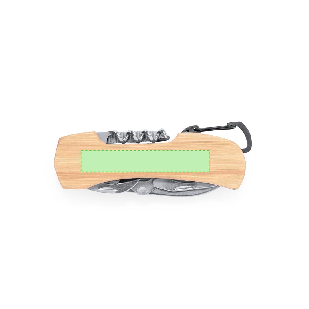 Navaja multiusos aluminio acero inoxidable 10 funciones compacta profesional