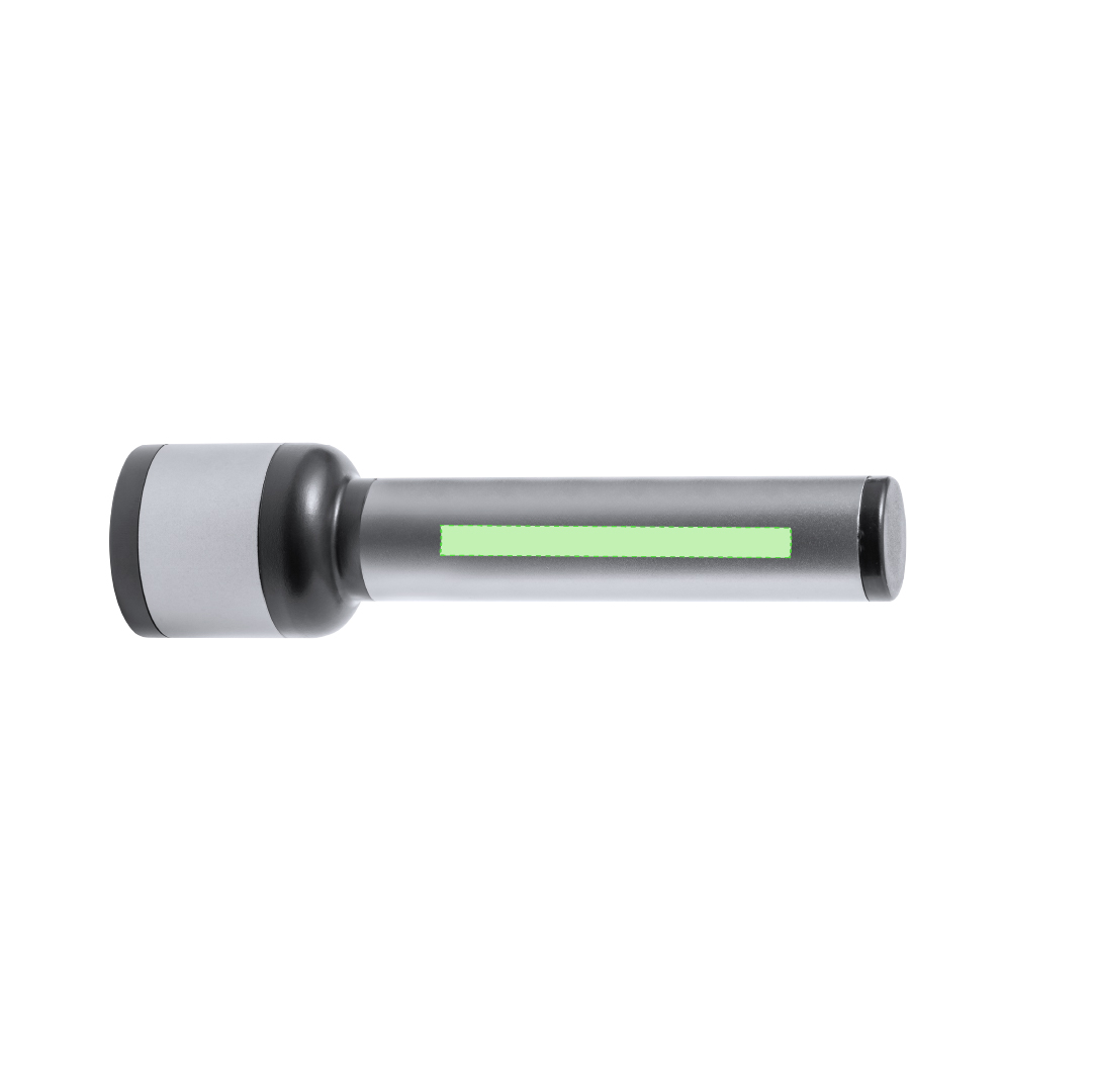 Linterna aluminio 1 LED 4 luces COB batería 1200mAh 3 posiciones luz