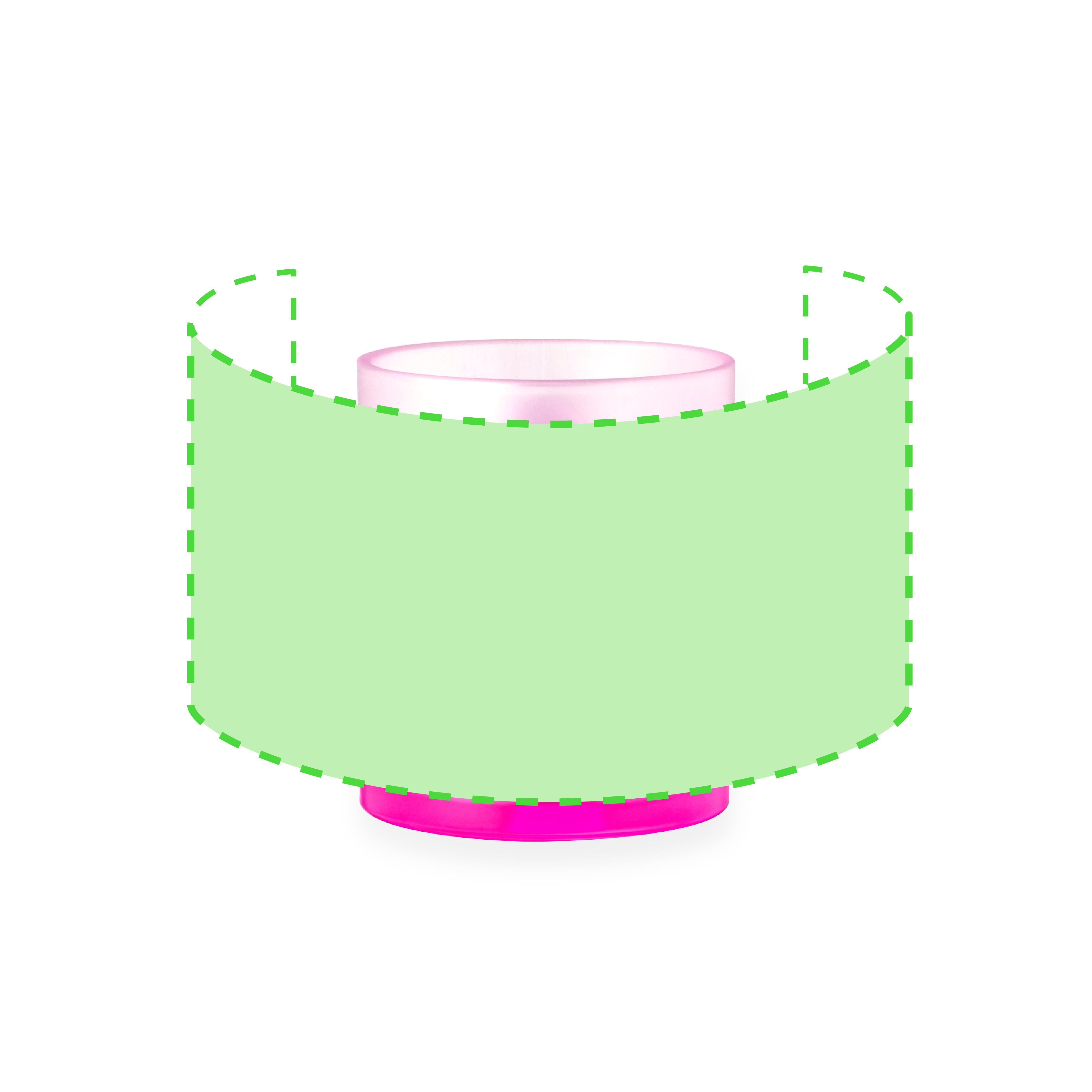 Taza de cristal personalizable por sublimación 350 ml