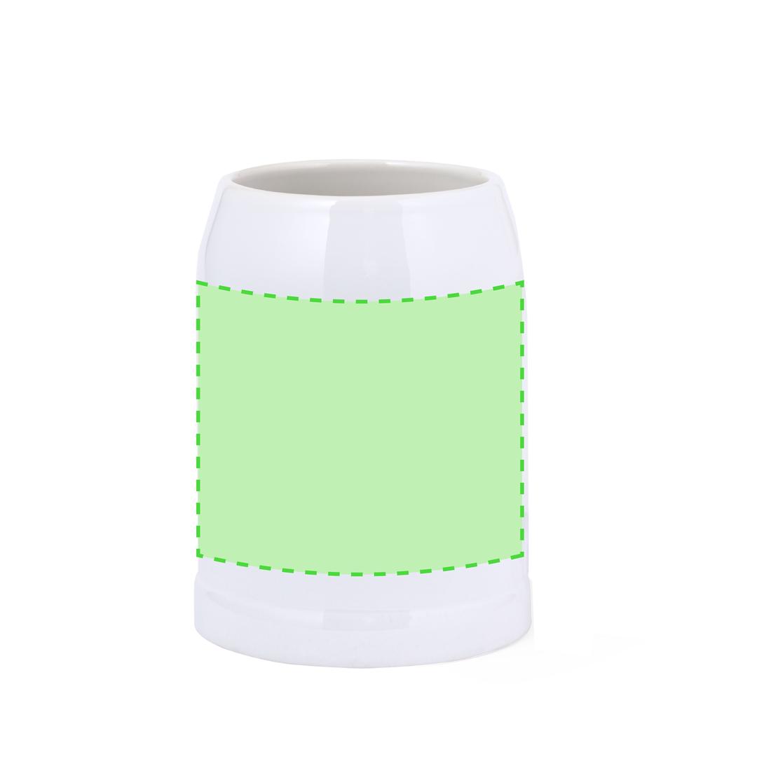 Jarra sublimación cerámica formato cervecero 700 ml