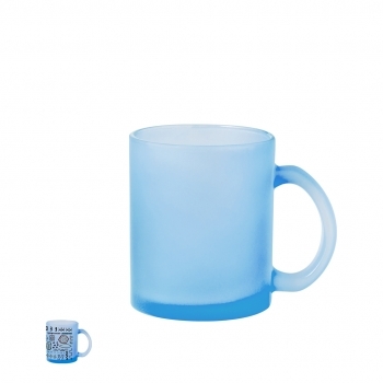Taza de cristal premium personalizable por sublimación 350 ml