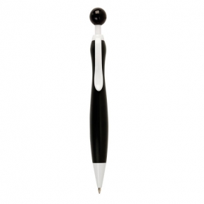 Bolígrafo con pulsador esférico