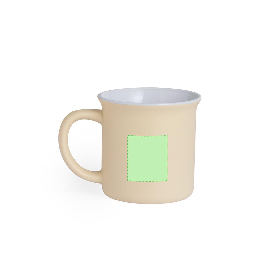 Taza de cerámica compacta para espresso doble 300 ml