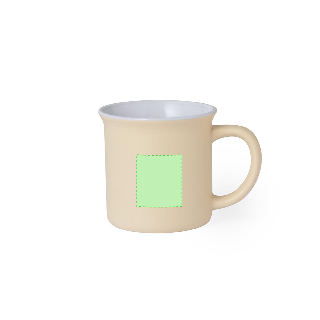 Taza de cerámica compacta para espresso doble 300 ml