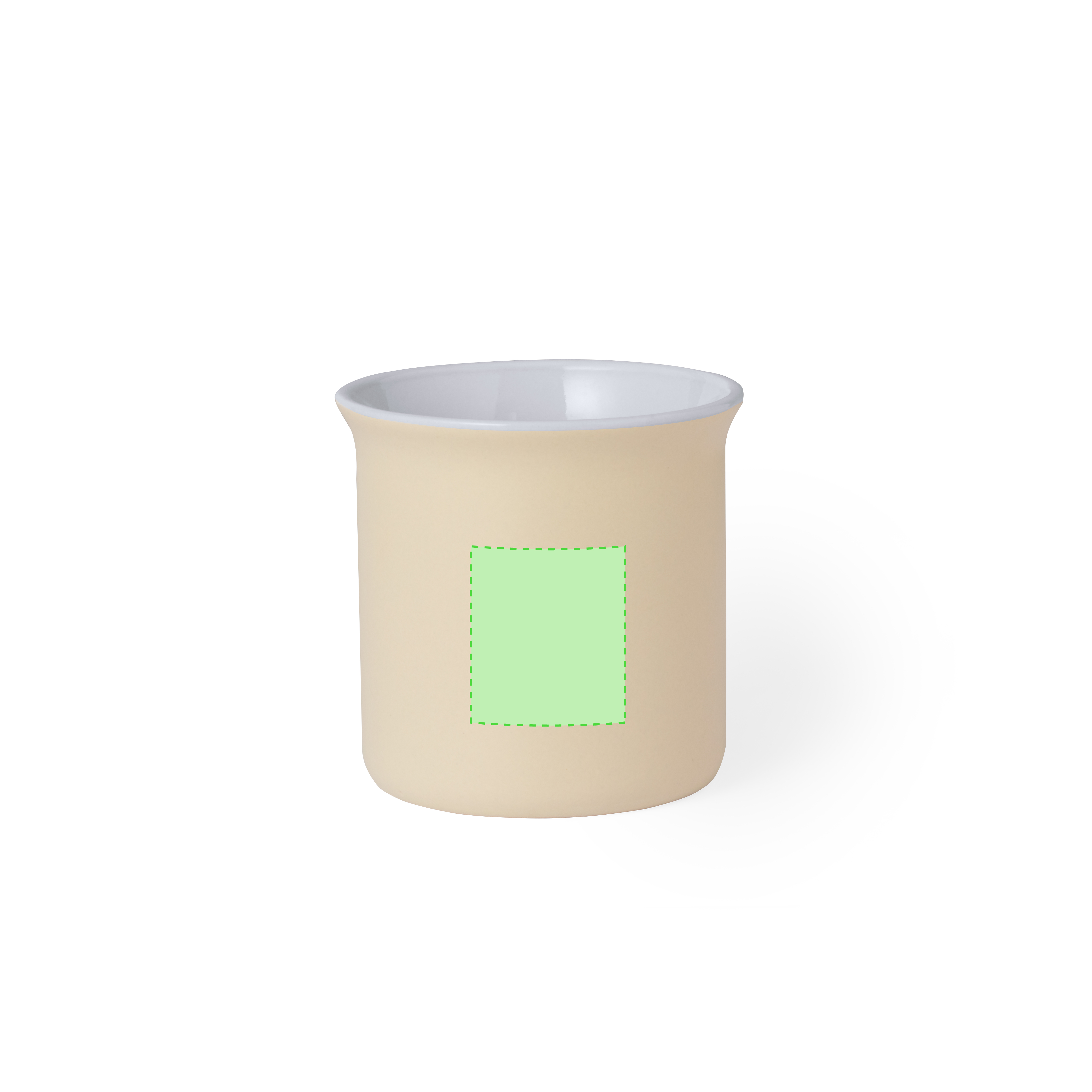 Taza de cerámica compacta para espresso doble 300 ml
