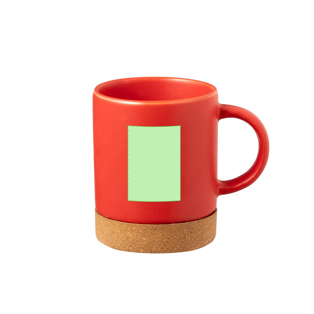 Taza de cerámica estándar corporativa 350 ml