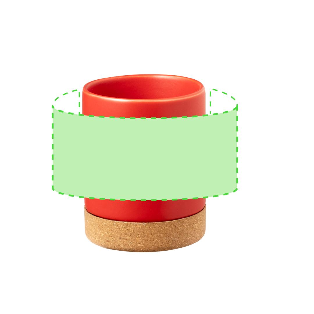 Taza de cerámica estándar corporativa 350 ml