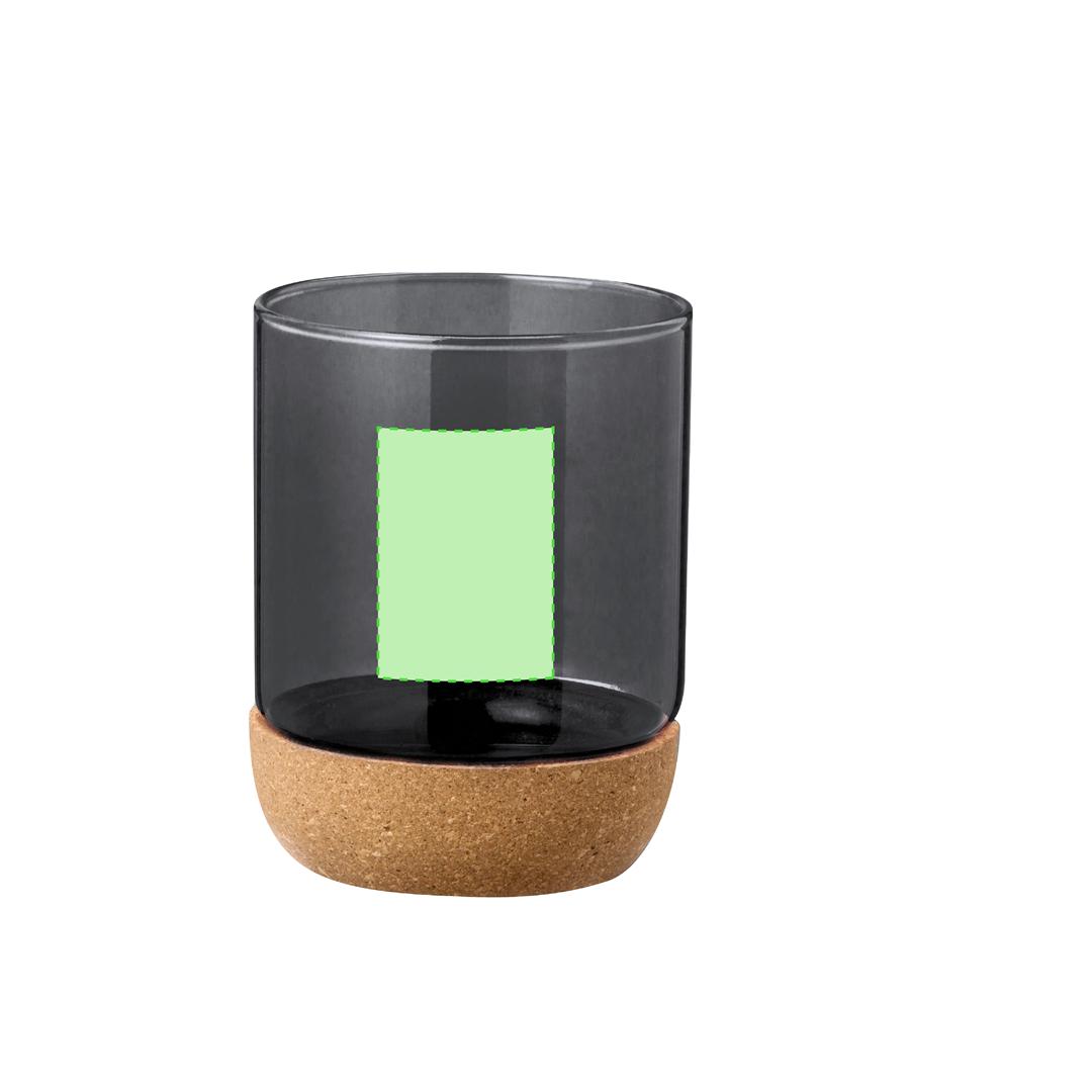 Taza de cerámica con anillo de corcho antideslizante 450 ml