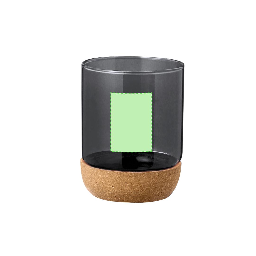 Taza de cerámica con anillo de corcho antideslizante 450 ml