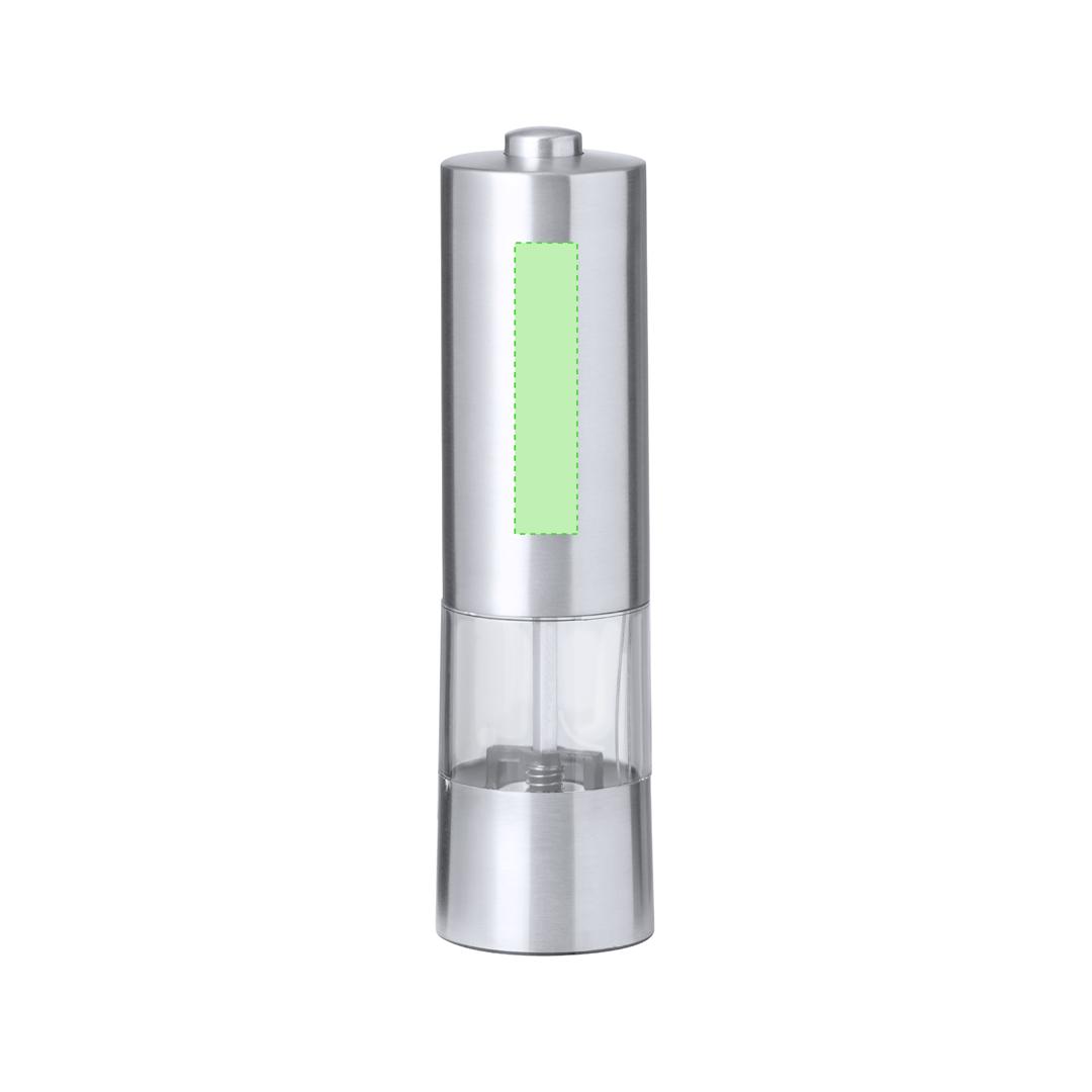 Molinillo eléctrico para sal y pimienta de acero inox eléctrico 1 litro molienda regulable con LED