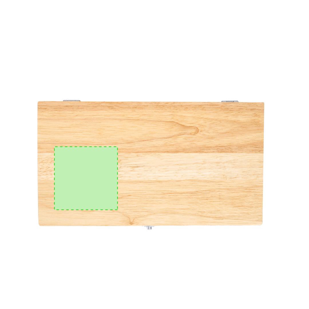 Set de cuchillos de cocina de madera y acero inoxidable 4 piezas