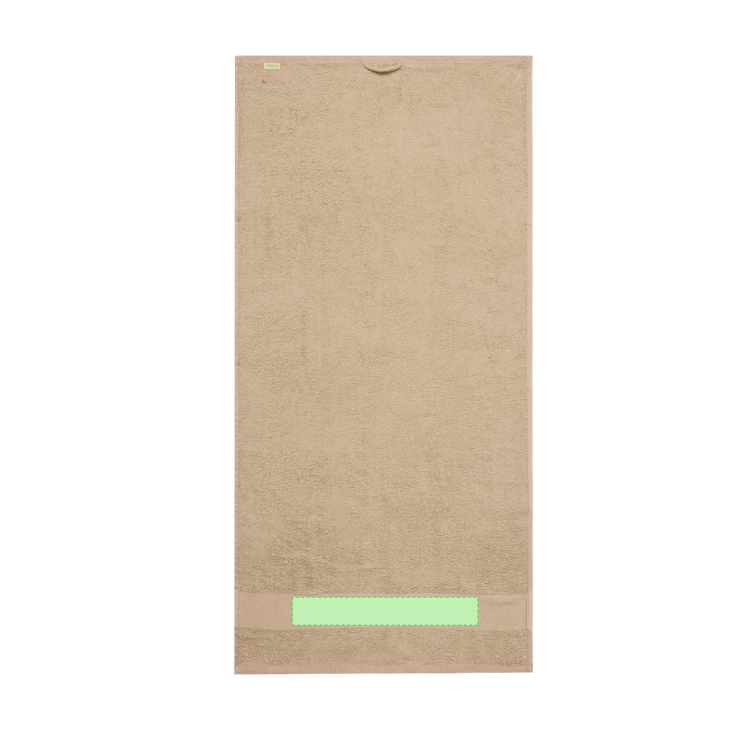 Toalla absorbente de algodón orgánico 350 g/m² 50×100 cm