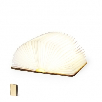 Lámpara decorativa de madera 16 LED plegable