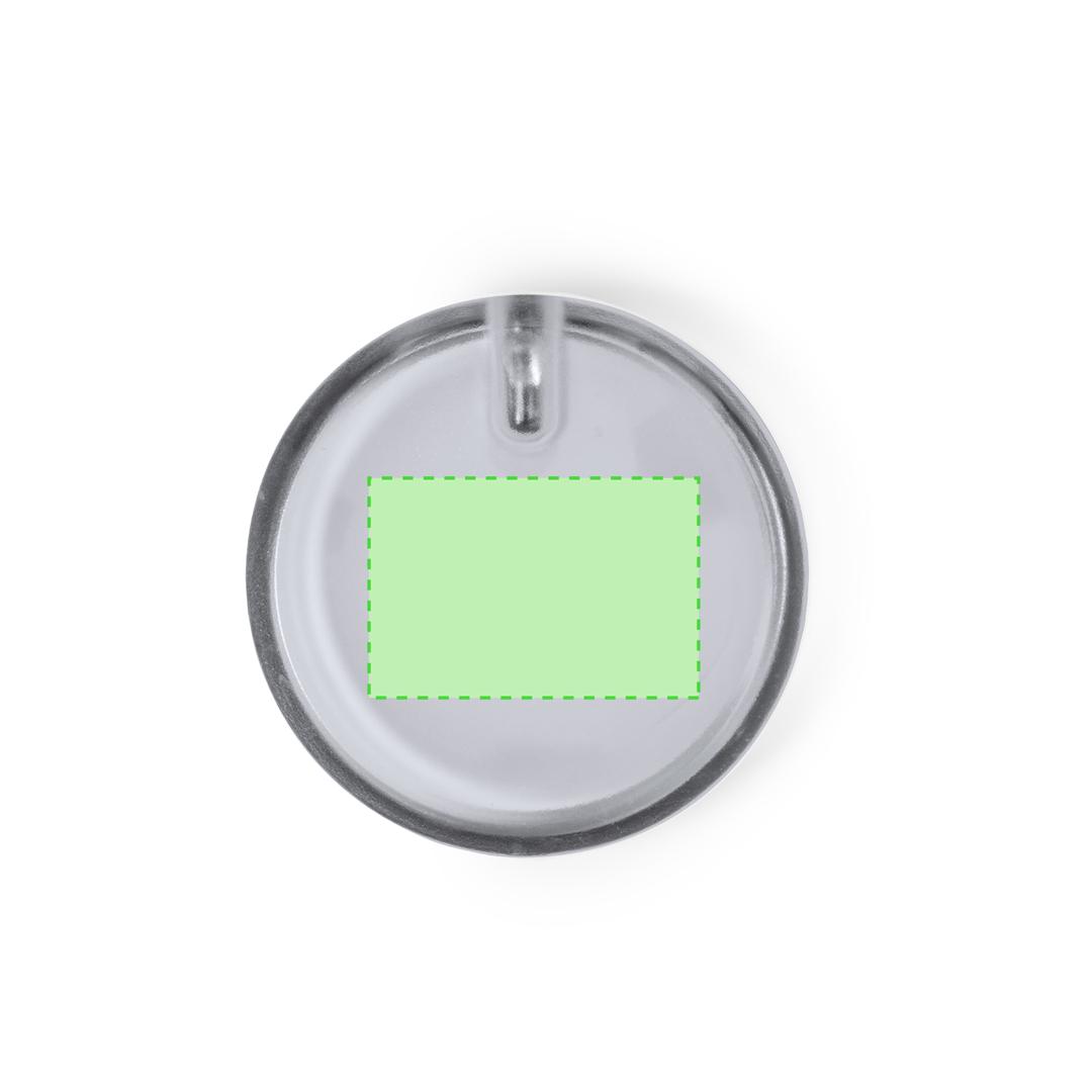 Pin luminoso LED multicolor con 3 modos de iluminación —  fijo e intermitente — en caja kraft individual