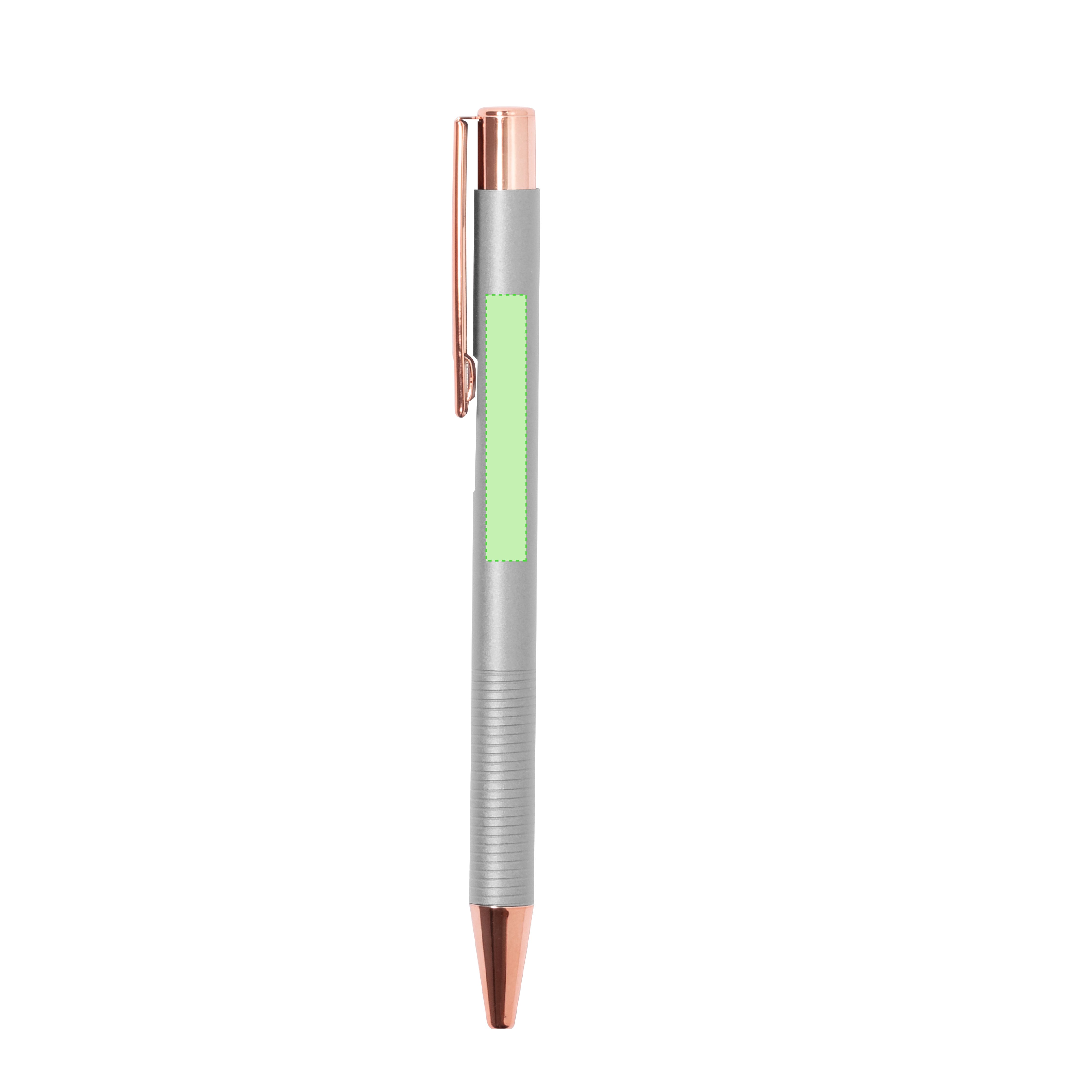 Bolígrafo de aluminio de pulsador premium