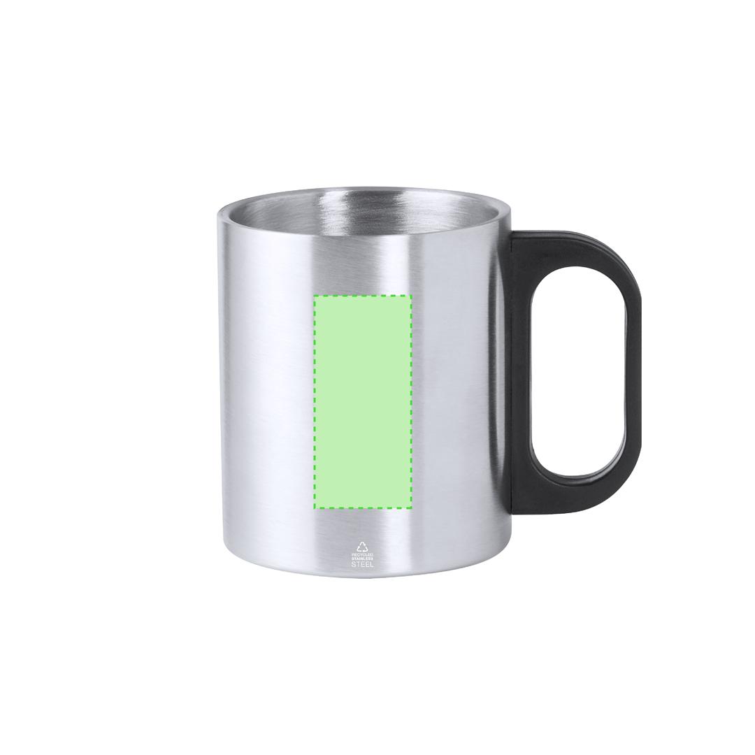 Taza compacta de acero inoxidable reciclado 300 ml