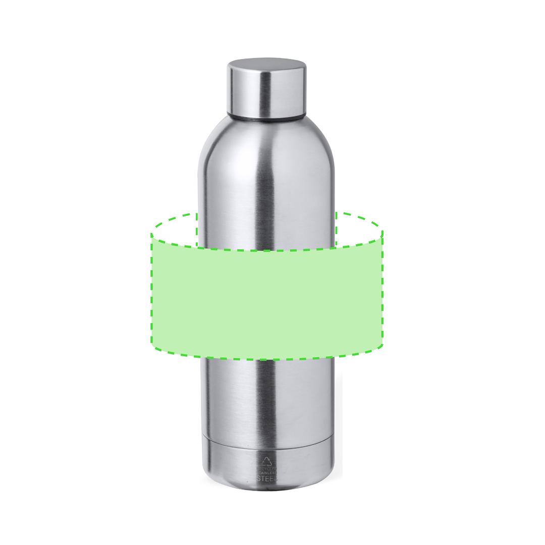 Botella térmica clásica de acero inoxidable reciclado 500 ml