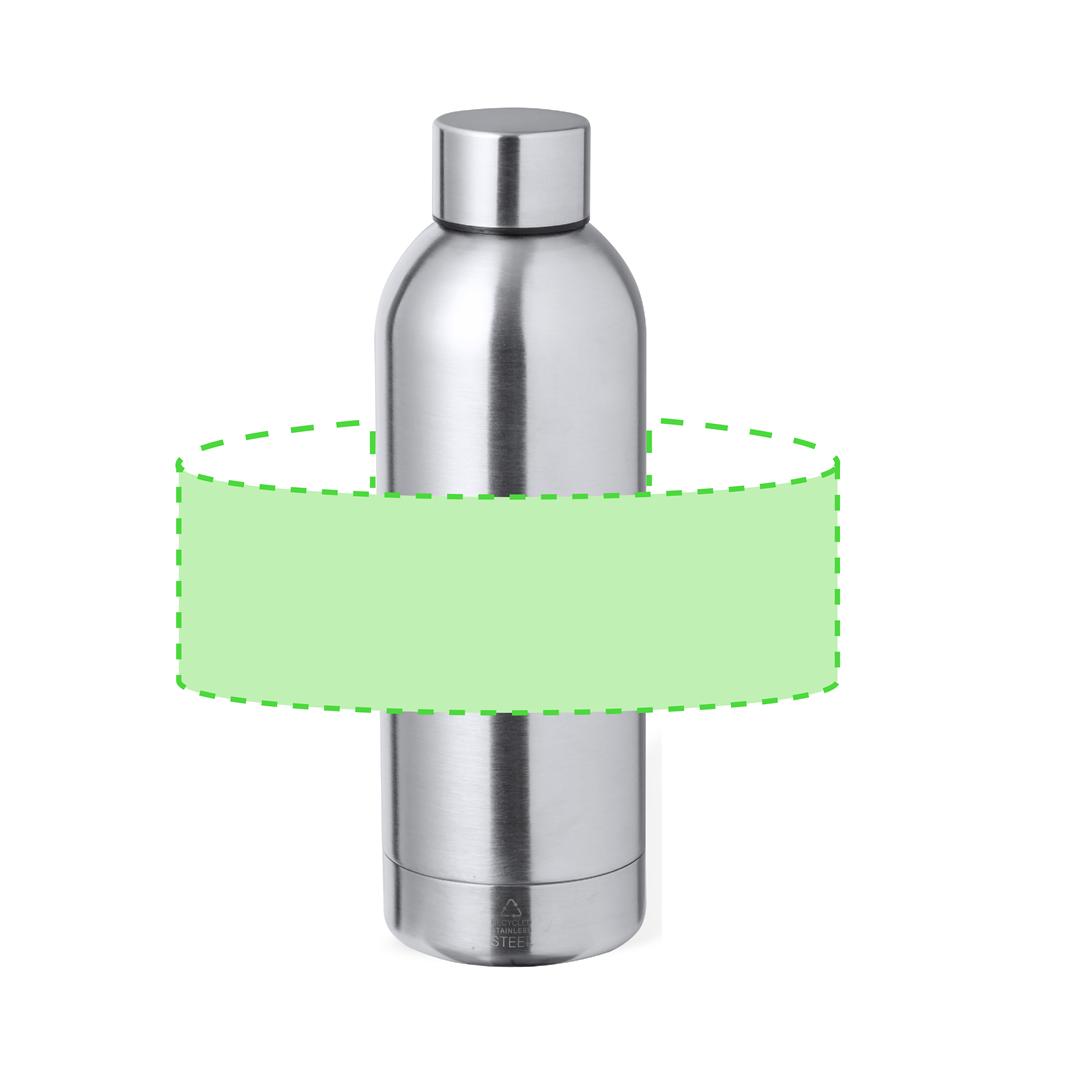 Botella térmica clásica de acero inoxidable reciclado 500 ml