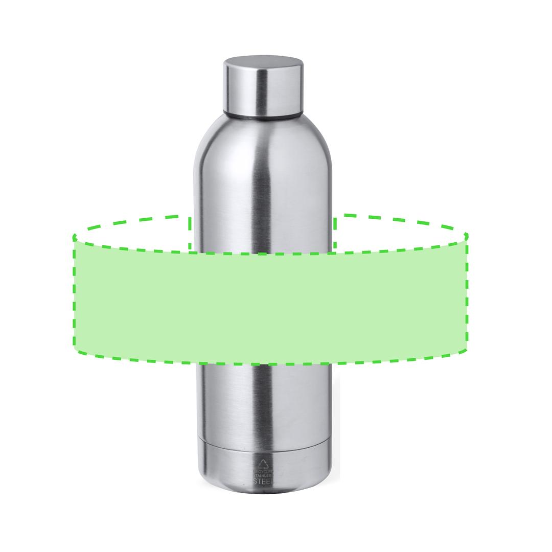 Botella térmica clásica de acero inoxidable reciclado 500 ml